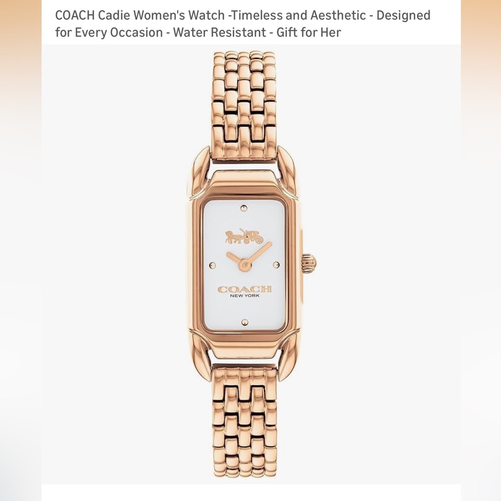 NWT Coach Cadie Women’s Watch - Picture 2 of 5